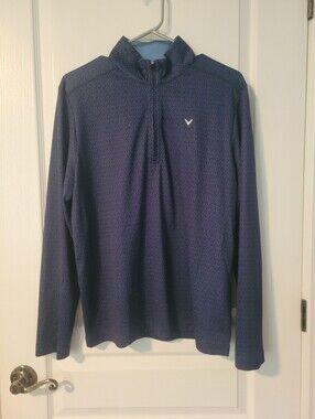 Callaway Men's Half-Zip Golf Pullover in Navy